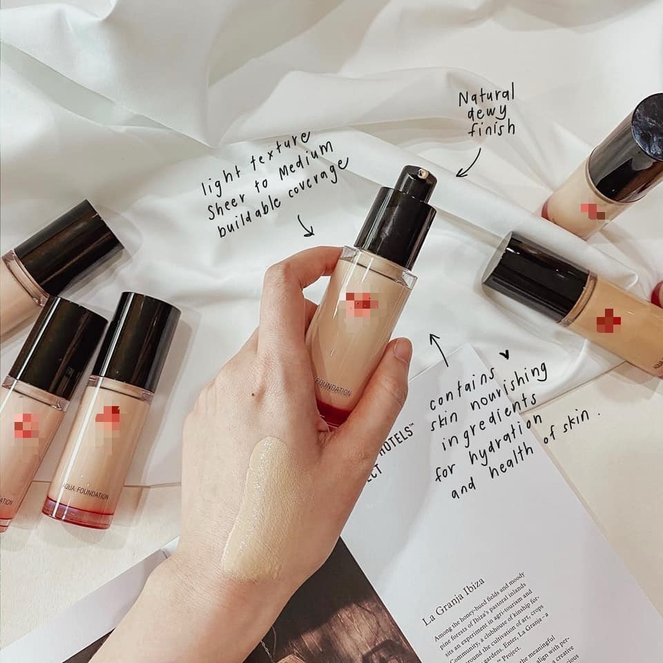 Beauty-Siam แท้ทั้งร้าน ! แบ่งขายรองพื้น9สี รองพื้นผิวฉ่ำ KOH GEN DO Maifanshi Aqua Foundation SPF25