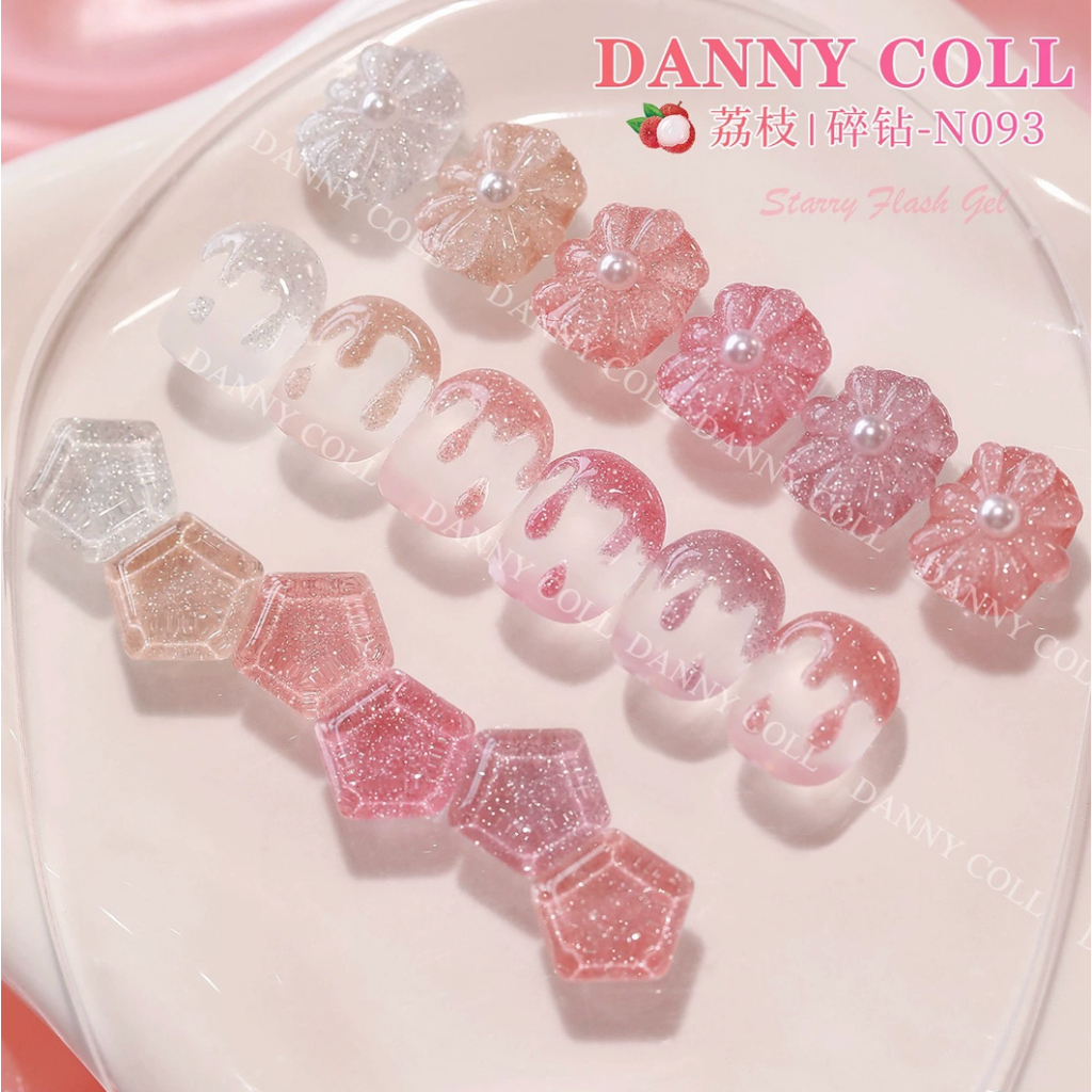 สีเจลแฟลช Danny coll รุ่น N093 ยกเซต 8 สี สีแฟลช สีเจลกลิตเตอร์ แถมชาร์ตสี ราคา ถูกที่สุด ดีลบีเคเค แกลเลอรีภาพที่ 3
