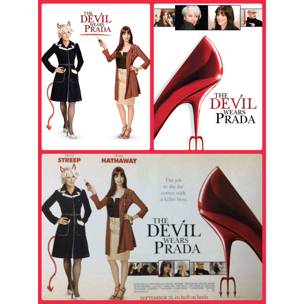 Poster หนังฝรั่ง The Devil Wears Prada นางมารสวมปราด้า ขนาด 11.5 X 16.5 นิ้ว (A3)