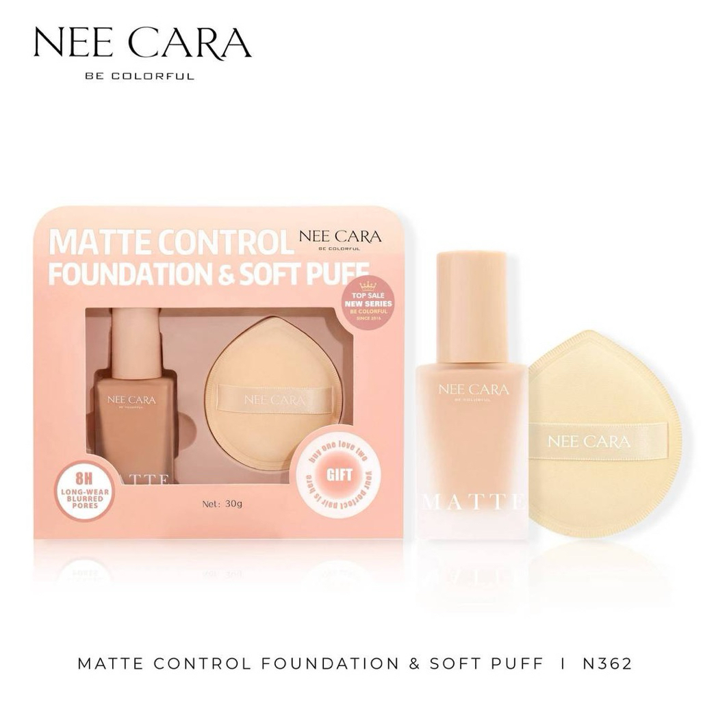 N362 MATTE CONTROL FOUNDATION & SOFT PUFF I N362