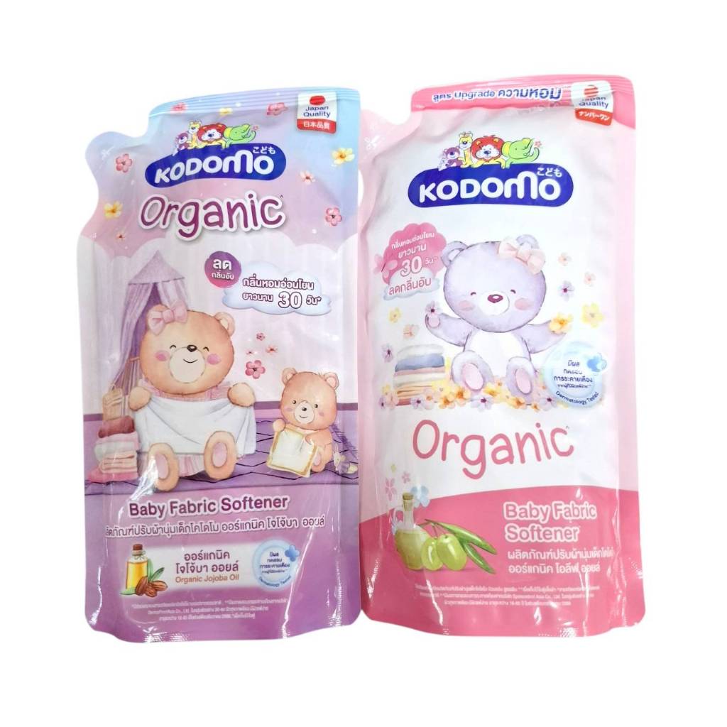 KODOMO น้ำยาปรับผ้านุ่ม Anti-Bacteria (Newborn/3+)  ถุงเติม 550 มล 3 ถุง