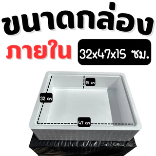 กล่องโฟมปลูกผักรุ่นหนา กล่องปลูกผัก (*หนาพิเศษ*) กล่องโฟม พร้อมเจาะรูฟรี 6 8 15 ช่อง