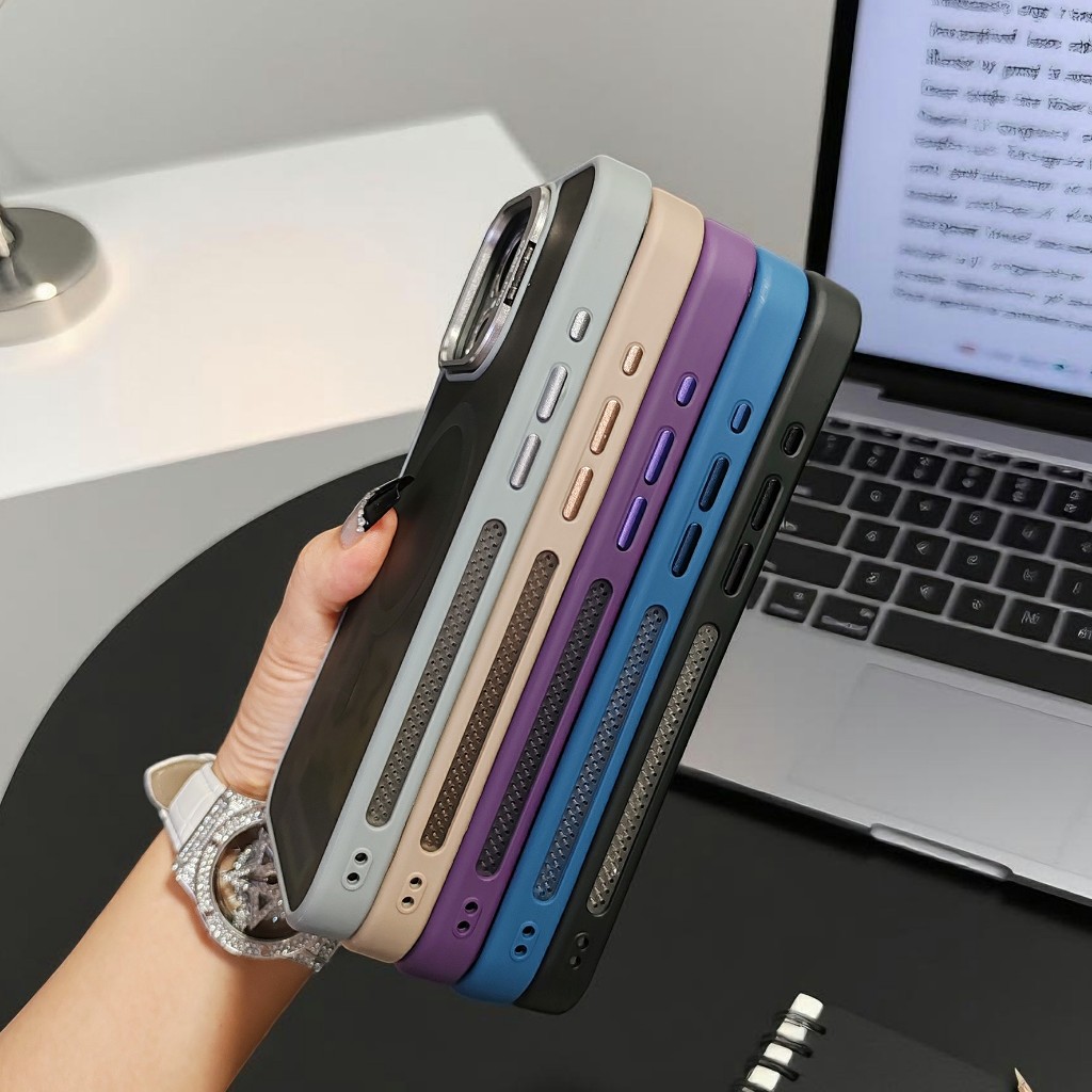 เคสกล้องตั้งได้ ชาร์จได้พร้อมฟิล์มกล้อง สำหรับ i11 promax 12 promax 13 promax 14 promax 14plus 15 promax 16 promax 16plu ราคา ถูกที่สุด ดีลบีเคเค แกลเลอรีภาพที่ 6