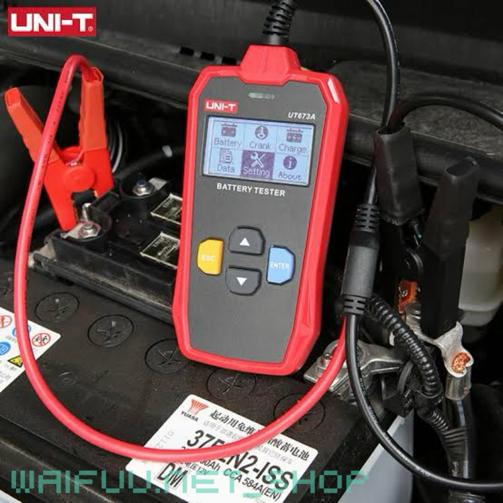 UNI-T UT673A Digital Battery Tester, CCA 12/24V AGM GEL EFB