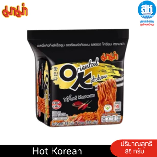 OK บะหมี่กึ่งสำเร็จรูป 85 กรัม 1แพ็ค 4 ซอง