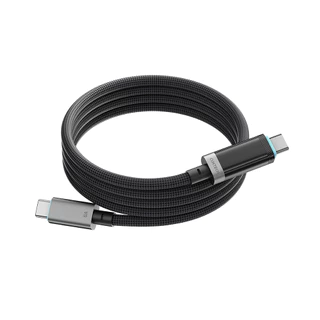 CUKTECH CMC615P 6A 240W สายชาร์จแม่เหล็ก มีจอ USB-C to USB-C รองรับชาร์จเร็ว PD3.1 มี E-Marker Chip -2Y