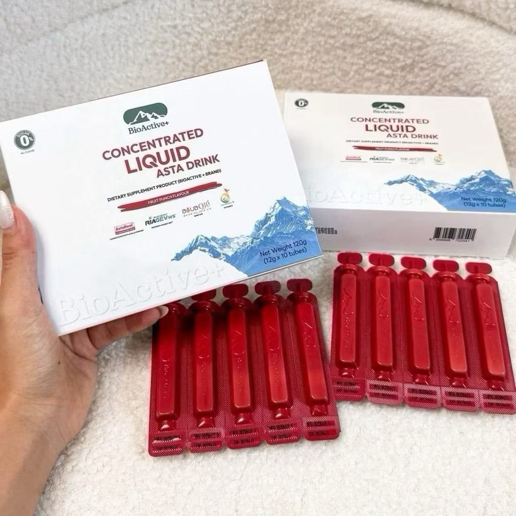 ของแท้ BioActive+ Concentrated Liquid Collagen Asta Drink รสชาติ มิกซ์เบอร์รี่