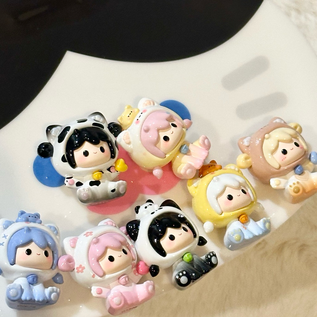 พร้อมส่ง🇹🇭 โค้ด30%/VDO 😽 ระบุตัว จับเซ็ททักได้  UUTOY TRAVEL UU & MEOW MINI BEAN น้องยูยูบีนแมว