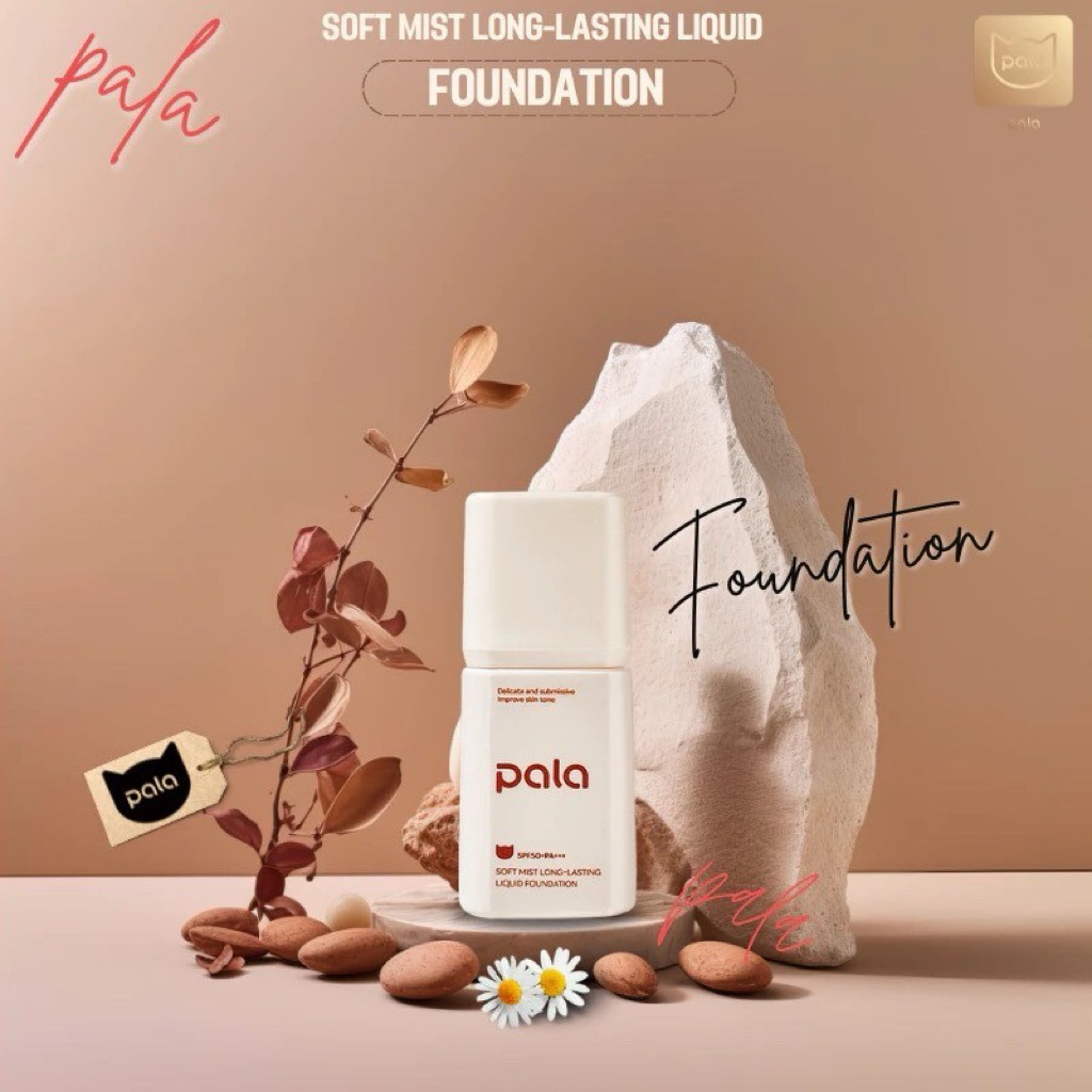 🤎รับตรงบริษัท🤎รองพื้น Pala พาลา SPF50+ PA+++ เนื้อบางเบาแต่ปกปิด กันน้ำ