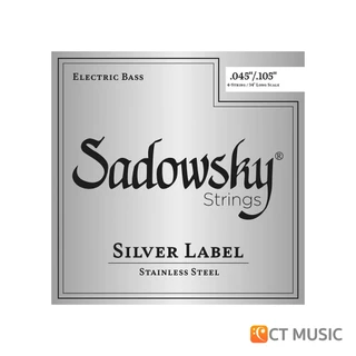 Sadowsky Silver Label Bass String Set 4-String(040-100/045-105)/5-String(040-125/045-130) สายเบส สายเบสไฟฟ้า