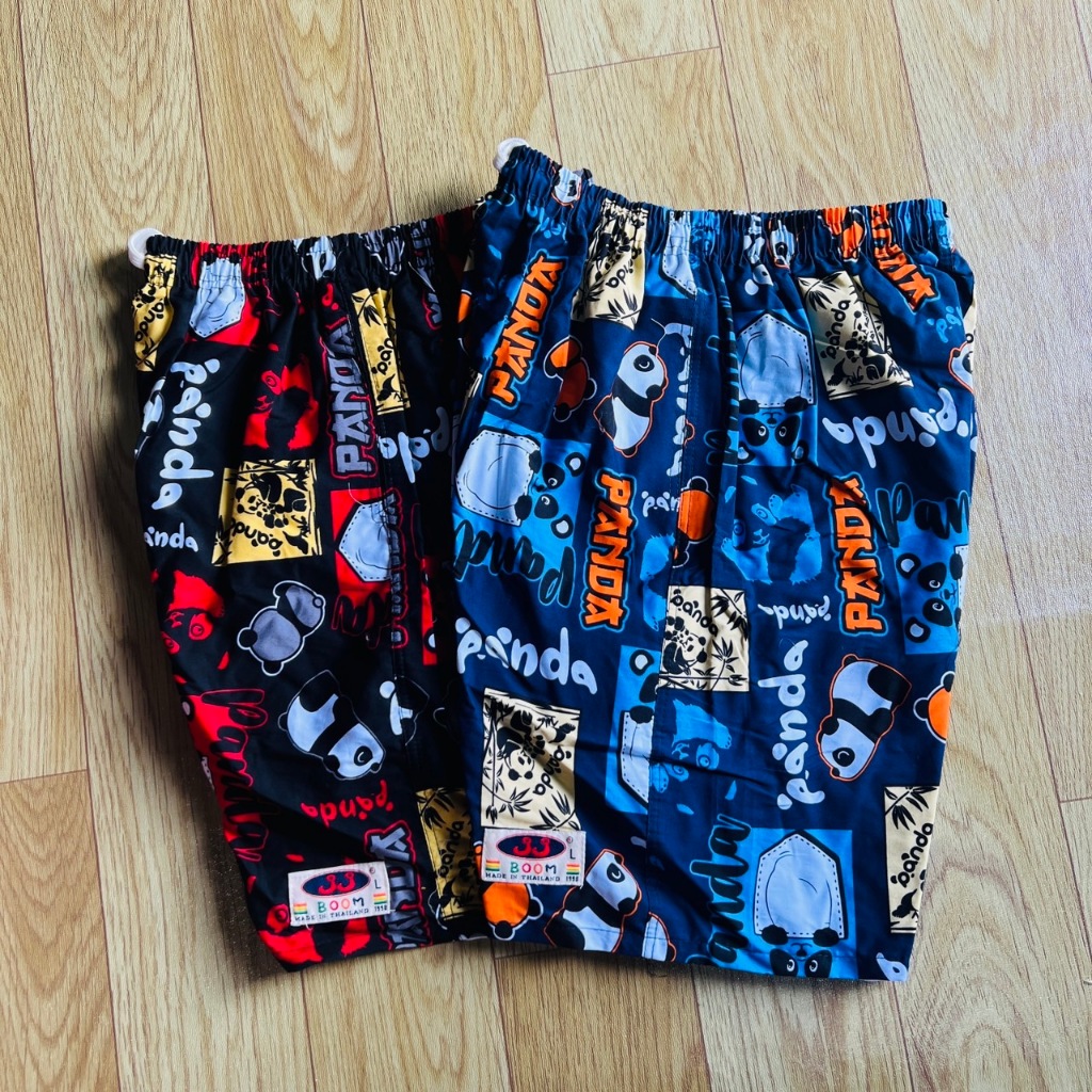 กางเกง ขาสั้น M L ลาย หมูเด้ง ฮิปโป ลายใหม่สุด ลายยอดฮิต - รูปที่ 7