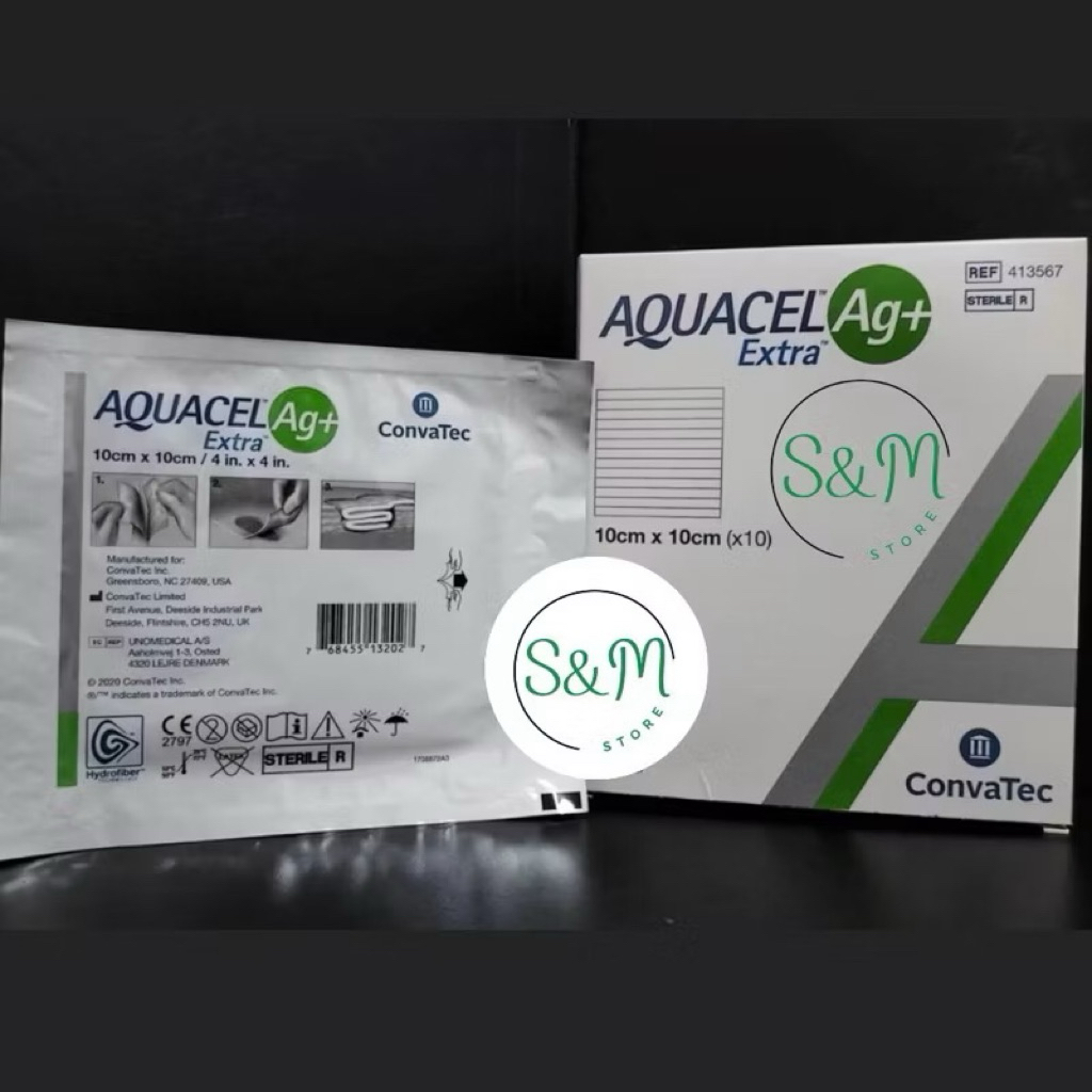 (พรีออเดอร์) ConvaTec Aquacel Ag+ ขนาด 20x30
