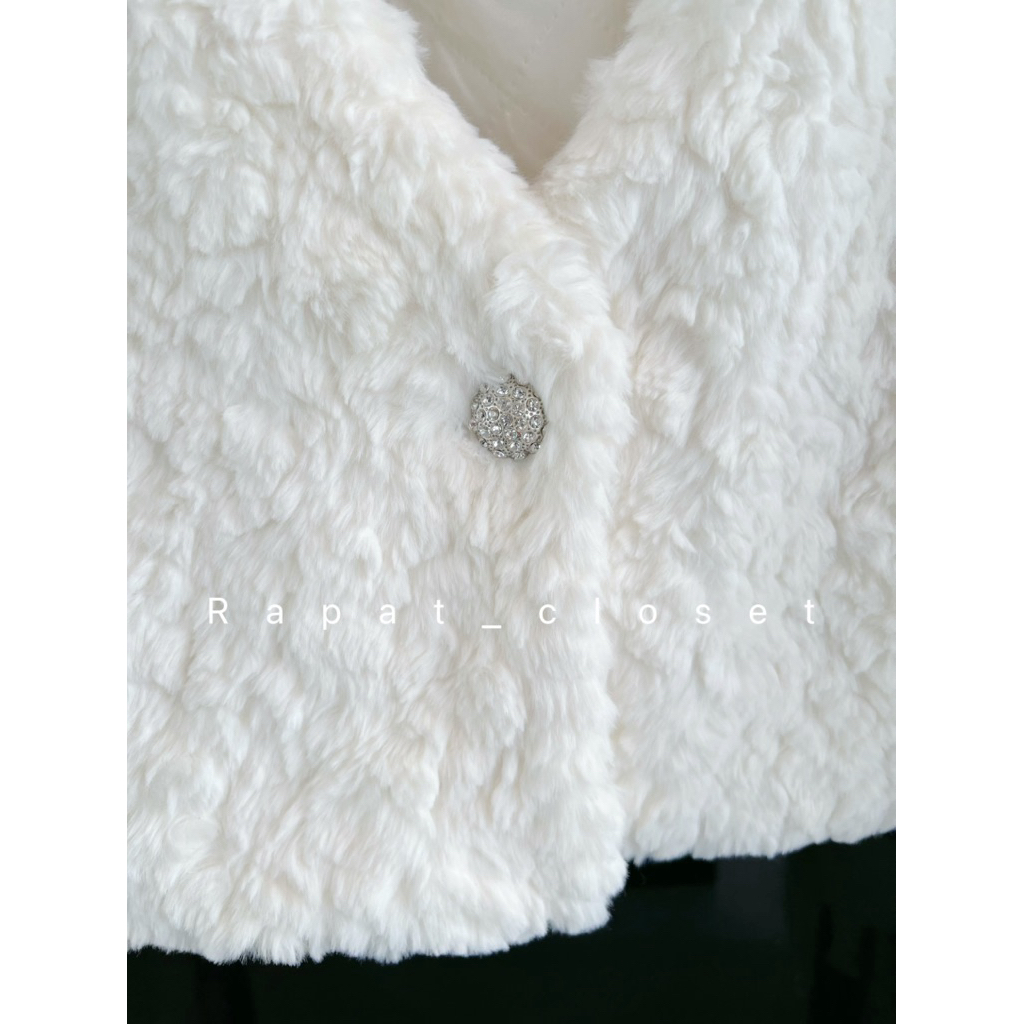 Rapat_closet 🦢Marry Fur🦢พร้อมส่ง เสื้อกันหนาว เสื้อโค้ท เสื้อขน - รูปที่ 2