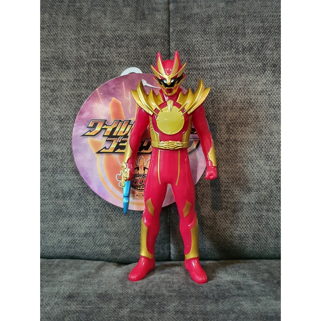 Soft Bandai No.1 Sentai Gozyuger Wild gozyu wolf ซอฟซูวูล์ฟ เซนไตสีแดง ร่าง power up