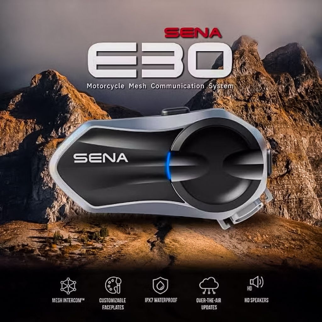 SENA E30 Mash 3.0 Bluetooth ติดหมวกหันน็อค