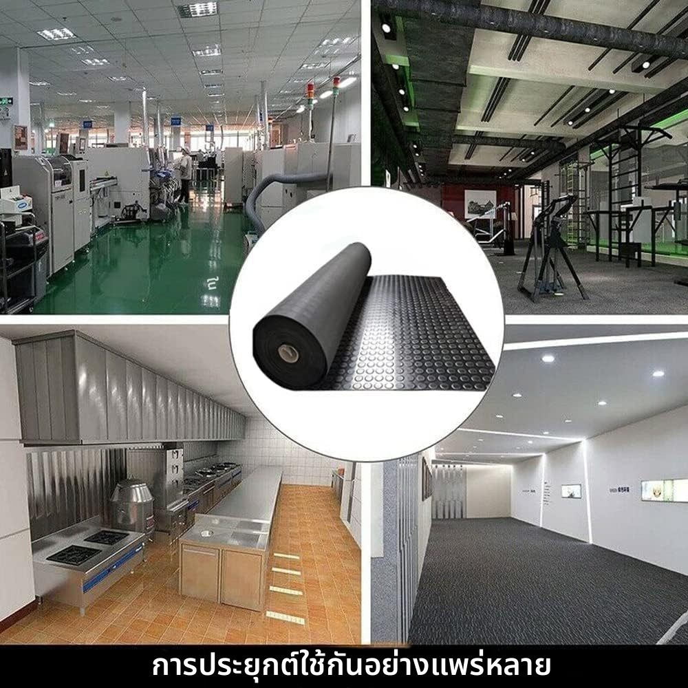 แผ่นกันลื่นในครัว แผ่นกันลื่นPVC พรมปูพื้นกันฉีกขาด หนา1.5มม ตัดได้อย่างอิสระเหมาะสำหรับครัวและพื้นกระเบื้อง แผ่นกันลื่น - รูปที่ 4
