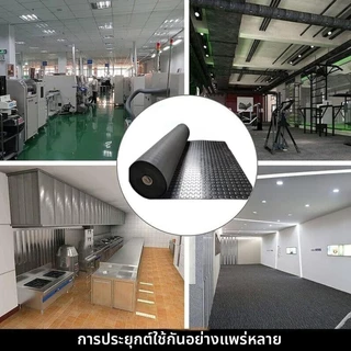 แผ่นกันลื่นในครัว แผ่นกันลื่นPVC พรมปูพื้นกันฉีกขาด หนา1.5มม ตัดได้อย่างอิสระเหมาะสำหรับครัวและพื้นกระเบื้อง แผ่นกันลื่น