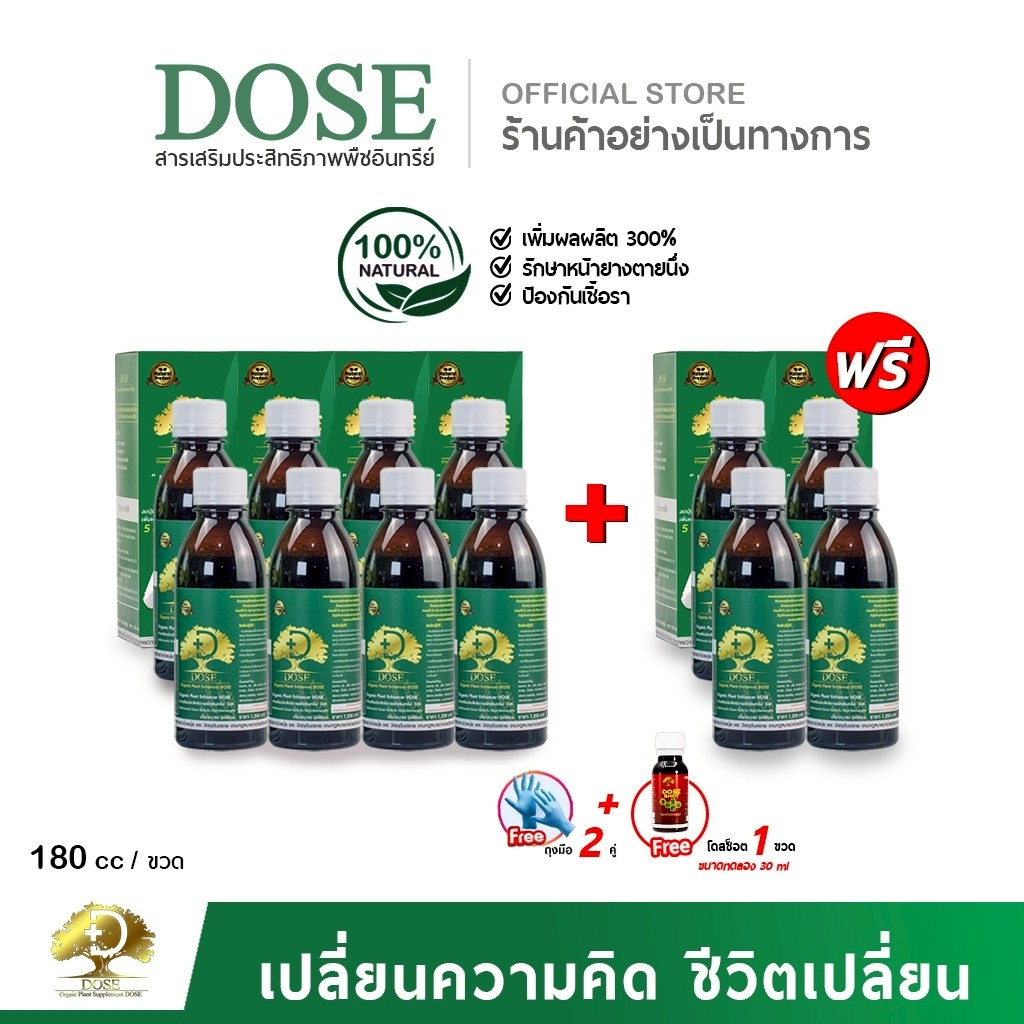 [ร้านค้าบริษัท] โดสเขียว โปรของแถม โดสฮอร์โมนพืช เร่งใบ เร่งต้น เร่งนํ้ายาง เร่งโต โตไว ใบเขียว