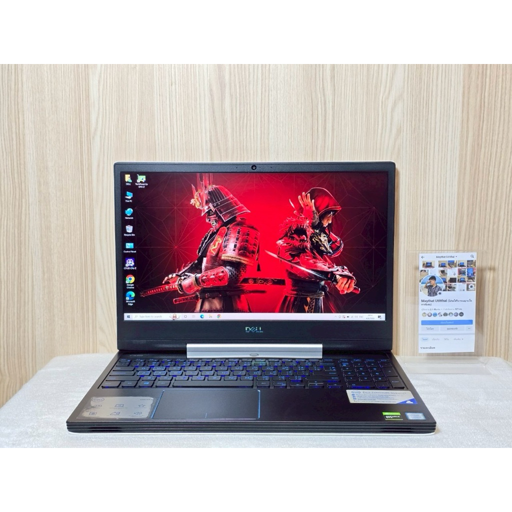 Notebook DELL​  G5 5590 GAMING​  ✨คีย์บอร์ด​มีไฟ​สีน้ำเงินสวยๆ✨ 💻CPU Core I5 9300H  4C​ 8T​  โน๊ตบุ๊