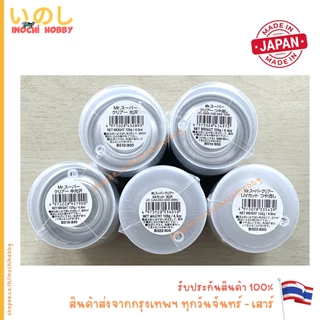MR HOBBY SOLVENT BASED SUPER CLEAR B513 B522 (เงา), B514 B523 (ด้าน), B516 (กึ่งเงากึ่งด้าน) 170 ml. 513 514 516 522 523