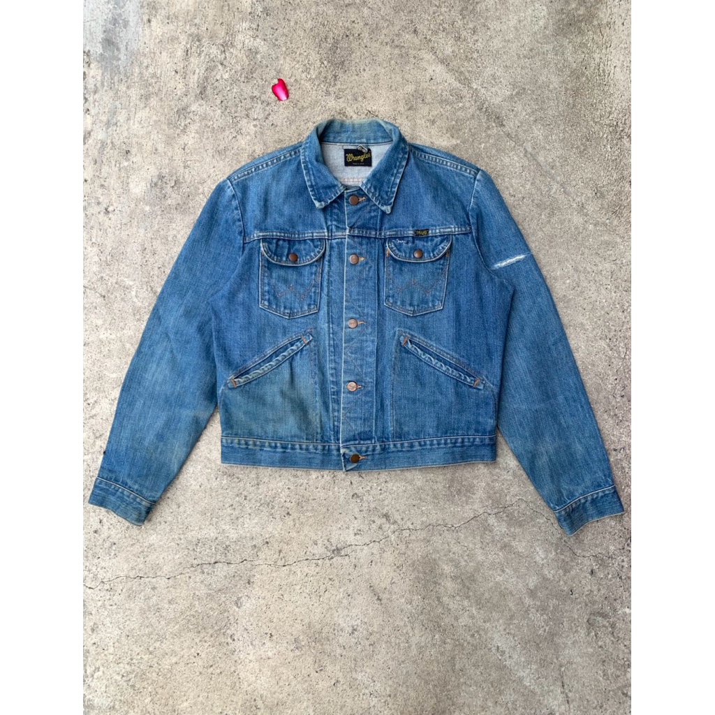Wrangler Jacket 124mj 70s Made in USA อก22