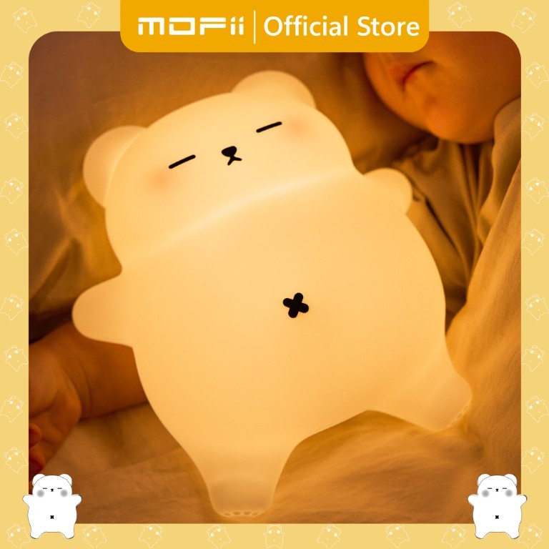 [ของแท้ รับประกันศูนย์ไทย]MOFii โคมไฟน่ารัก SNORING BEAR หมียักษ์นอนกรน zzZ มีเสียงกรนและปรับไฟได้