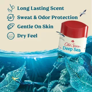[แท้นำเข้าจากUSA] Old Spice Deep Sea 🌊 กลิ่นหอมสะอาด คลีน สดชื่นเหมือนลมทะเล