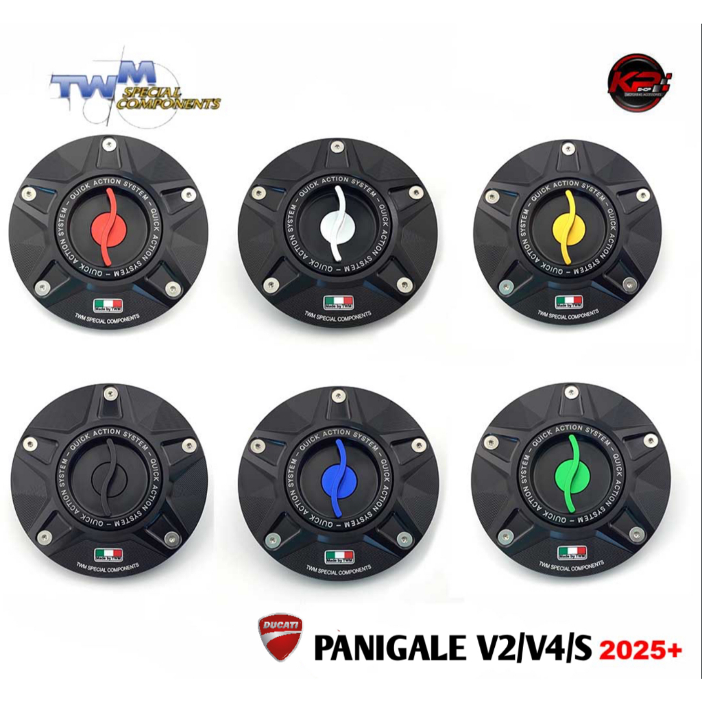 ฝาถังน้ำมัน TWM FOR DUCATI PANIGALE V2/v4/S 2025+