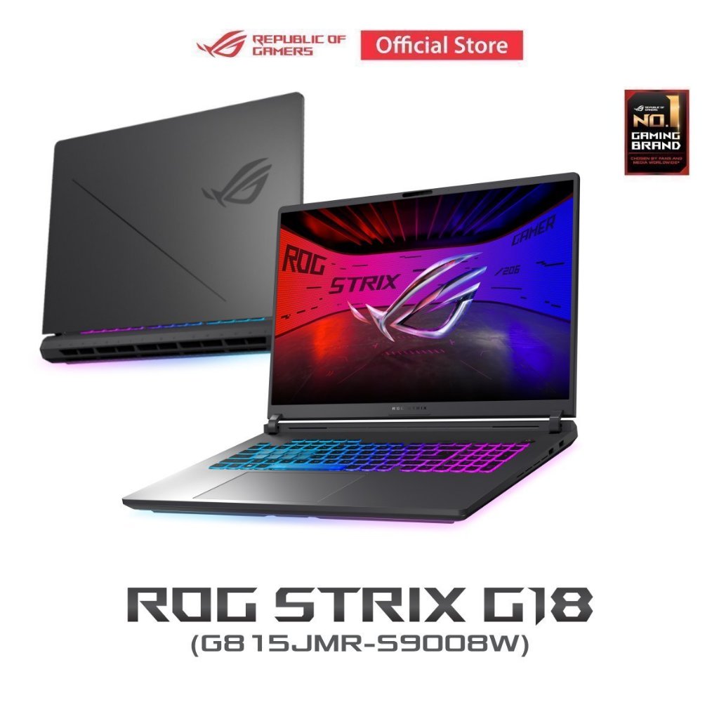 ASUS ROG Strix G18 (G815JMR-S9008W) 18" 2.5K, i9-14900HX, 32GB, 1TB SSD, RTX5060 8GB GDDR7, W11