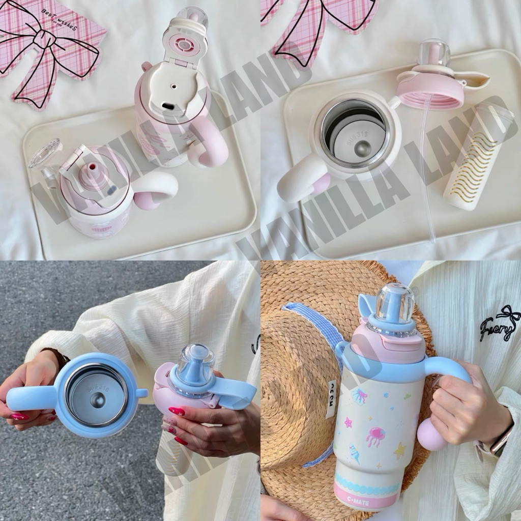 กระบอกน้ำ แก้วน้ำเก็บอุณหภูมิ 900ml. Sus316 - รูปที่ 2