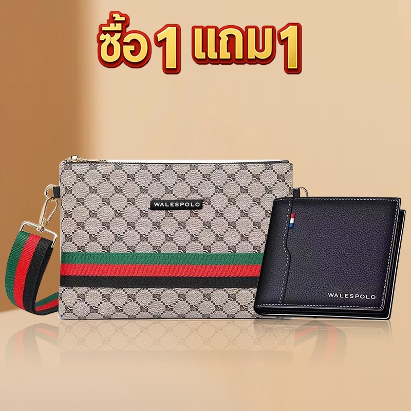 กระเป๋าสะพายข้างผู้ชายธุรกิจ , 2025 กระเป๋าคลัทช์สะพายไหล่มัลติฟังก์ชั่นสไตล์ใหม่, ไม่จํากัดเพศ ลายความจุขนาดใหญ่