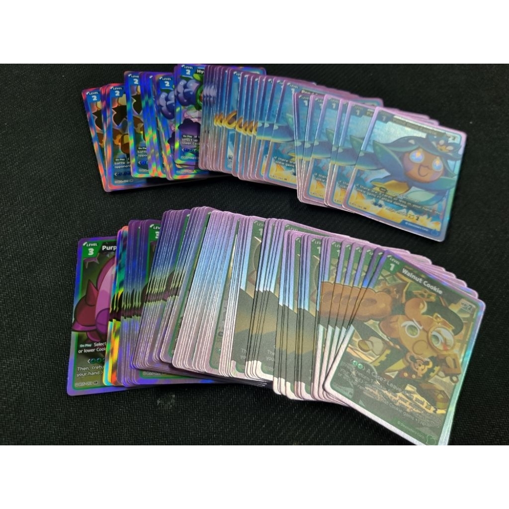 CookieRun Braverse การ์ดระดับ Super Rare สีเขียว/ฟ้า จาก BS05-06