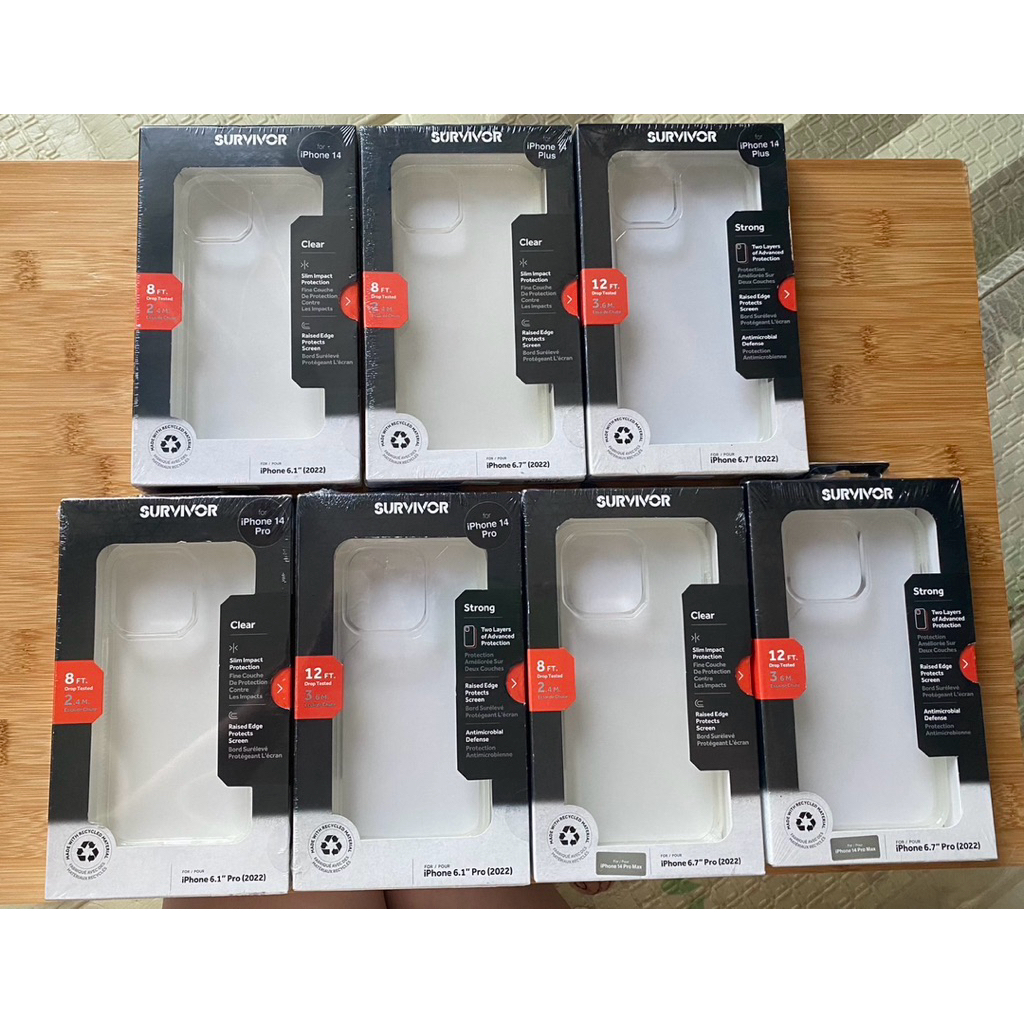 Case  Survivor Clear Series สำหรับ iPhone  14 /iPhone 14 Plus/iPhone 14 Pro/ iPhone 14 Pro Max : (20
