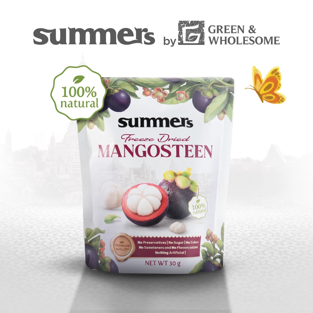 Summers l Freeze Dried Mangosteen l มังคุดฟรีซดราย