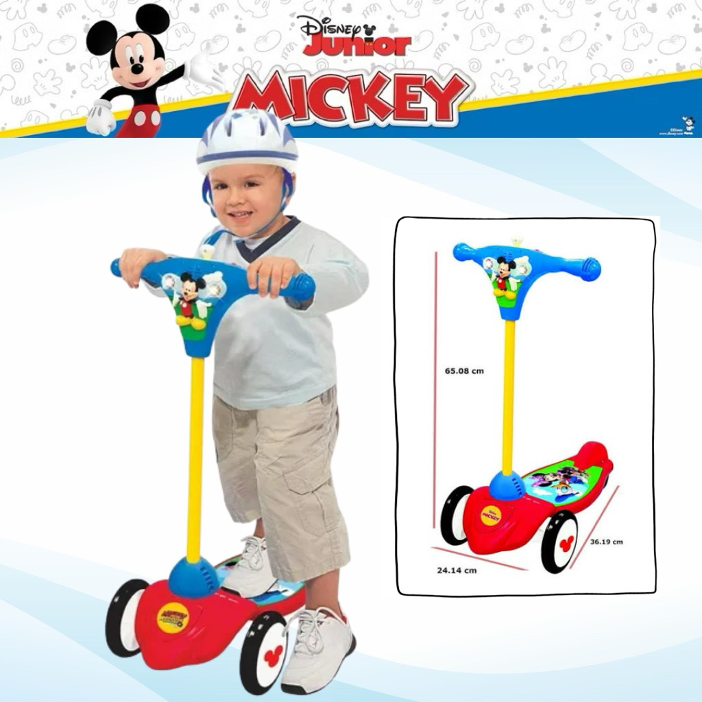 Disney Mickey Mouse Scooter with Light and Sound for Kids