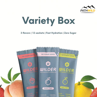 WILDER PERFORMANCE HYDRATION ผงชงดื่ม เพิ่มอิเล็กโทรไลต์เติมความสดชื่นและความสมดุลให้ร่างกาย(ขายเป็นกล่อง)