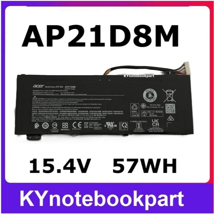 BATTERY ORIGINAL ACER แบตเตอรี่ ของแท้ ACER Nitro 5 N22C1 AN515-58-56CL AN16-51-56VT 16 AN16-51-76BS