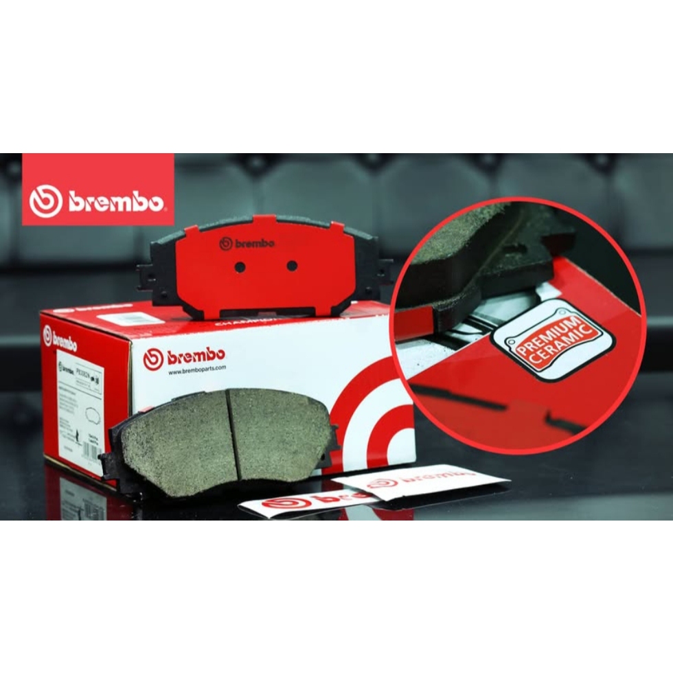 Brembo ผ้าเบรค Nissan นิสสัน SUNNY ALMERA YOUNG NV MARCH K13 ECO 1.2 N17 N18T KICKS P15 NOTE TIIDA 1