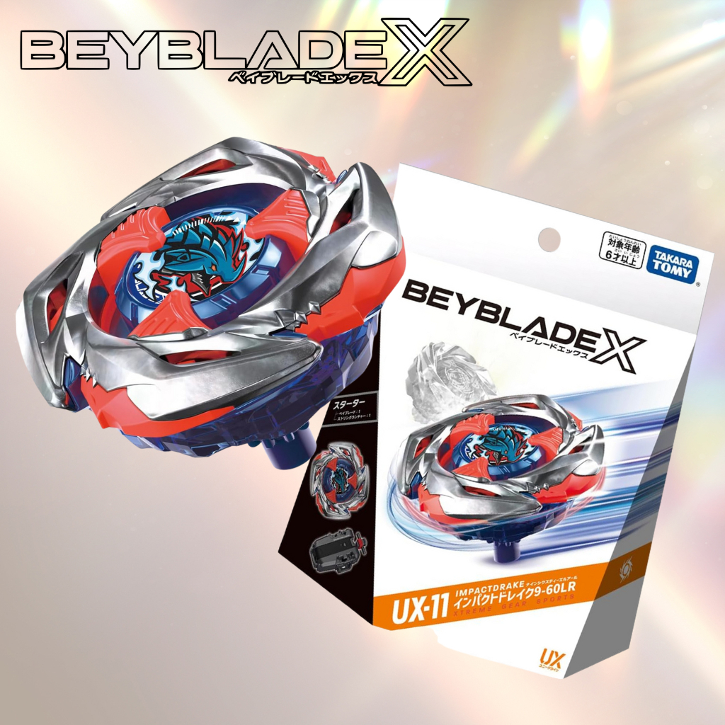 BEYBLADE เบย์เบลด X UX-11 สตาร์เตอร์ อิมแพ็ค เดรก 9-60LR【Direct from Japan】