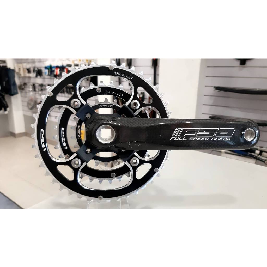 🔥  ล็อตสุดท้าย!! จานหน้า Carbon FSA MTB Full Speed — เบา แข็ง แรง! ล็อตสุดท้าย หมดแล้วหมดเลย! สินค้ามีตำหนิ