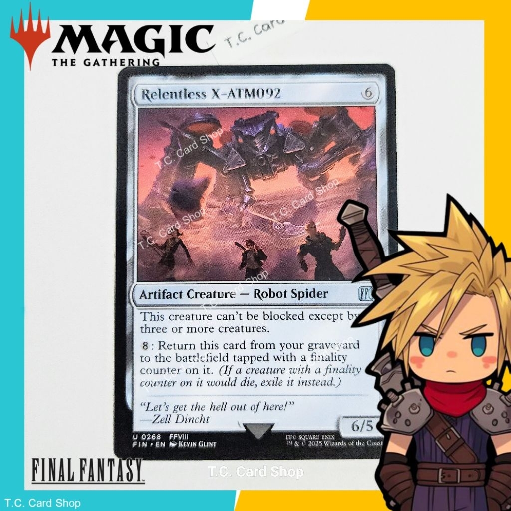 Relentless X-ATM092 - U0268 (FFVIII) - Final Fantasy - Magic the Gathering (MTG)