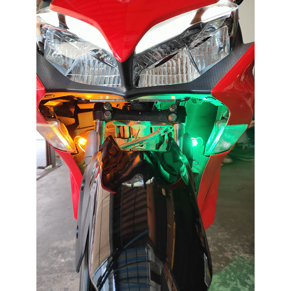 Aerox (ทุกรุ่นทุกปี) ชุดปลั๊กต่อไฟหรี่ในไฟเลี้ยวหน้าตรงรุ่น - รูปที่ 6