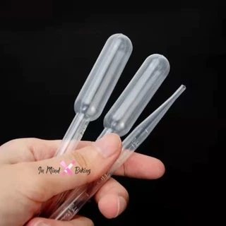 หลอดหยดสี พลาสติก แบบใช้แล้วทิ้ง 100 ชิ้น (1ml 2ml 3ml 5ml) หลอดหยดอเนกประสงค์ plastic dropper