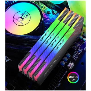 Heatsink Ram ARGB Set with Remote Controll ซิงค์แรมARGB กล่องคอนโทรลและรีโมท ระบายความร้อนแรม รองรับแรมทุกรุ่น
