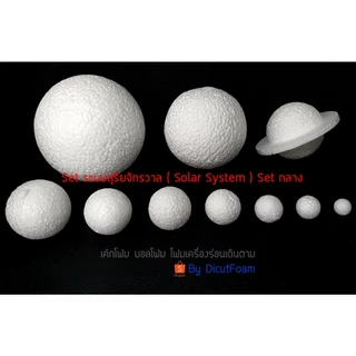 โฟมบอลทรงกลม Set ระบบสุริยะ ( Solar System ) Size กลาง