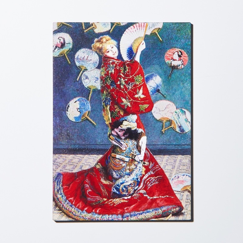 WOOD POSTCARD 3D prints: Monet La Japonaise