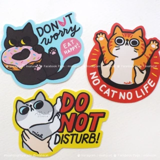 🐈พร้อมส่ง🐈ชุด2! My Home Cat Sticker Vol.2 by Miah Studio