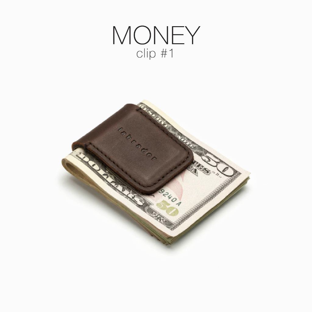 labrador MONEY clip #2 คลิปหนีบธนบัตร (LAA018)
