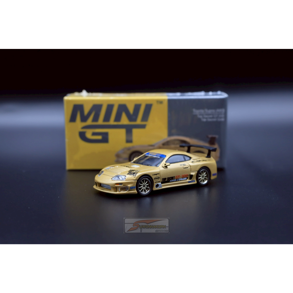 MiniGT 1/64 Toyota Supra A80 TopSecret GT-300 Gold