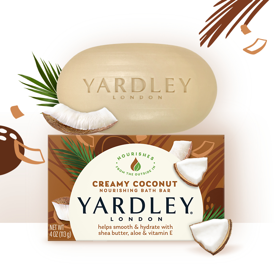 Yardley Bar Soap 113g (single bar) สบู่ก้อน ยาร์ดเลย์ (ก้อนเดี่ยว) กลิ่น Lavender/Creamy cocomut/Lemon Verbena/ Oatmeal ราคา ถูกที่สุด ดีลบีเคเค แกลเลอรีภาพที่ 8